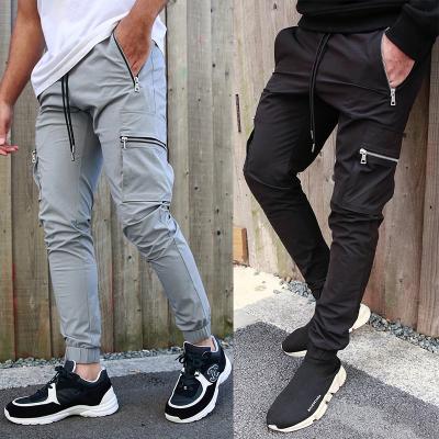 China Anti-Wrinkle Mens Cargo Pants Gyms Fitness Sportswear Pants Men Sweatpants Casual Jogger Panties for sale