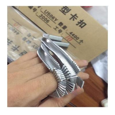 China Food Sausage U Shaped Aluminum Clips for sale