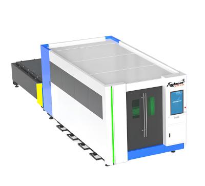 China Sheet Metal Enclosed Fiber Laser Cutting Machine  20kw for sale