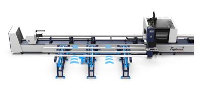 Cina RAYCUS Tube Laser Cutting Machine con servomotore Yaskawa e lente a lunghezza d'onda in vendita