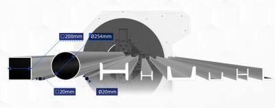 China Maschine zum Schneiden von Faserlaserrohren mit Steuerungssoftware FSCUT5000B zu verkaufen