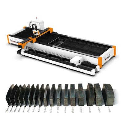 China Sheet Metal Pipe Laser Cutter 1kw 1.5kw 2kw 3kw 4kw with Pneumatic Rotary Chucks for sale