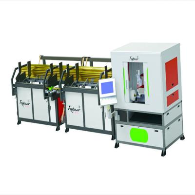 China Steel Pipe Tube Fiber Laser Cutting Machine 1kw 2kw 3kw With Rotary Device for sale