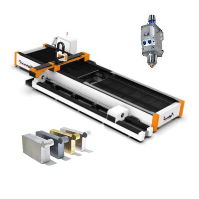 China Yaskawa Servo Motor Metal Sheet and Tube Laser Cutting Machine With Rotary Axis for sale