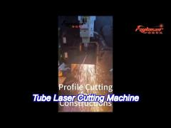 industry cnc 1000w metal tube fiber laser cutting machine with rotary axis