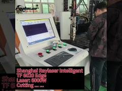 laser cutting 6000w to cut carbon sheet