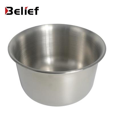 China Food Grade Viable Microwave Oven Mixing Bowl Stainless Steel Kitchen Tools Cake Bread Baking Bowls for sale