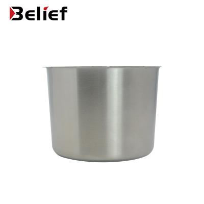 China Durable Round 304 Stainless Steel Food Steaming Cage Cooking Machine Parts Small Hole Steamer Basket for sale