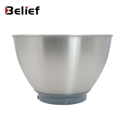 China Large Capacity Stainless Steel Sustainable Kitchen Mixing Bowls Various Sizes Rust Protection Mixing Basin for sale