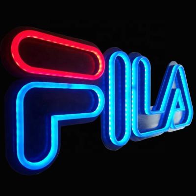 China Large Light Sign Material Soft Light Material Neon Light Custom Acrylic Letters for sale