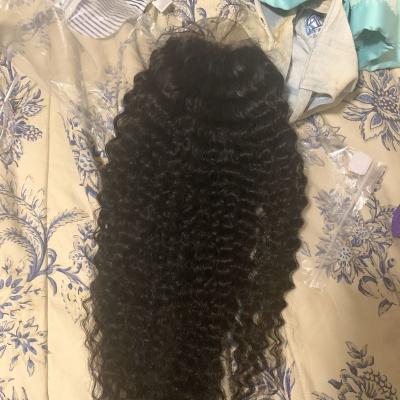 China Amara Hair Curly Deep Curly Natural Color Lace Front Wigs Hair Wigs In Stock for sale