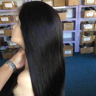 China Straight Virgin Hair Full Lace Wigs 100% Full Lace Wigs In Stock for sale