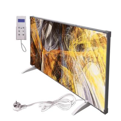 China Hotel Energy Saving Carbon Crystal Far Infrared Panel Heater With Printing for sale