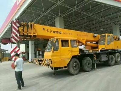 China 50 Ton Used China Crane , Hydraulic Truck Crane 50 Ton Used Changjiang Crane in Cheap Price for sale