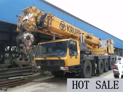 China Krupp Used All Terrain Crane 100 Ton KMP1100 For Sale , Original From Germany for sale