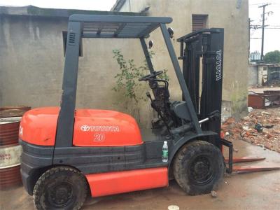 China 90% New 2 Ton Used Toyota Forklift , Auto Japan Forklift ,Good Used Condition for sale