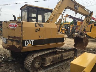 China 7 Ton E70B Repaint Color Original From Japan Used Caterpillar Excavator for sale