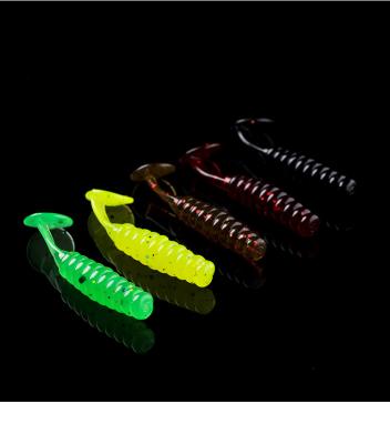 China AFISHLURE Fish Sizes 40mm 0.9g 15pcs Fishing Lures PVC Soft Bait Wobblers For Luring Wholesale for sale