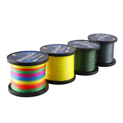 China Hot Selling Soft Soft Luster 500m PE Braided 8 Strands Super Strong Daily Use Fishing Line for sale