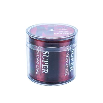 China 2020 hot wholesale fish fishing line the latest product 500 meters red blue transparent strong monofilament nylon fishing line for sale