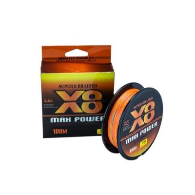 China Fish Cheap Custom Designed 100M8 Braided Fishing Line New Multiple Braided Line for sale