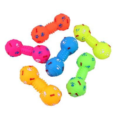 China Viable Wholesale Colored Dog Shape Resistance Dog Vinyl Rolling Toy for sale