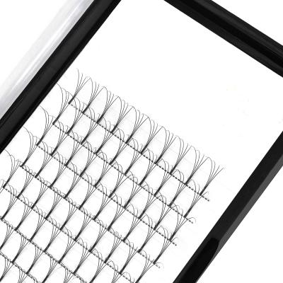 China False Eyelash Extension 3D 4D 5D 10D Natural Soft Fan Eyelash Extension 0.07 0.10 0.12 mm C, D curl for sale