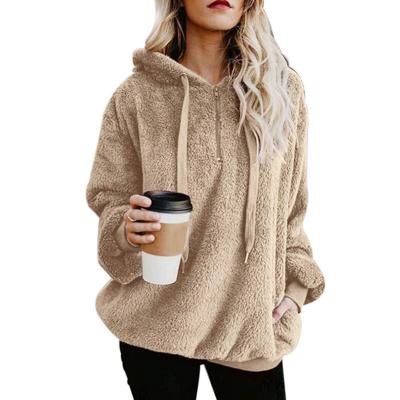 China 2023 Anti-wrinkle fashion long sleeve loose hoodies manufacturer white loose fit hoodies women for sale