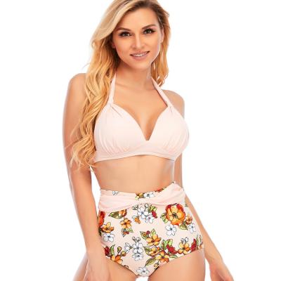 China High waist fashion plus size 2 piece plus size swimsuit wholesale sexy swimwear for women 2023 for sale