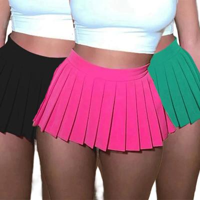 China 2023 anti static wholesale casual sexy pleated skirt jk fashion tennis mini skirts for women for sale