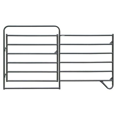 China 8ft Easily Assembled 12ft Cheap Steel Cattle Corral Metal Corral Fencing Oval Horse Sheep Yard Rail Panels Australia New Zealand For Sale for sale