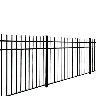 China Easily Compiled Steel Galvanized Pipe Gate Designs For Homes In Square Tube Fencing for sale