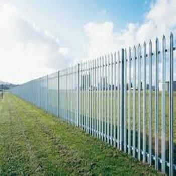 China Easily Assembled High Quality Steel Galvanized Iron Fence Panel Palisade Fence for sale