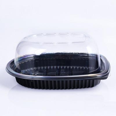 China Wholesale Food Grade Clear Plastic Food Grade Container For Grilled Chicken Packaging for sale