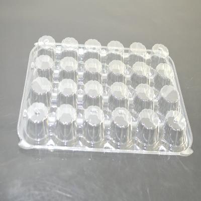 China Food Grade Clear Plastic Packaging For 12 Pack Cupcake Container for sale