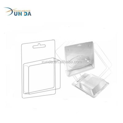 China Disposable Customized Made Clear Plastic Double Blister Packaging for sale