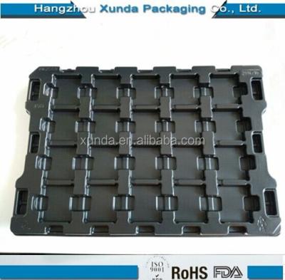 China Conductive or anti-static cosmetic manufacturing ESD plastic tray for sale