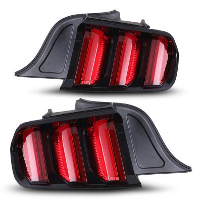 China full led and turn signal with sequential indicator tail lamp FOR FORD MUSTANG 2015 2016 2017 2018 2019 LED REAR LAMP standard sizes for sale