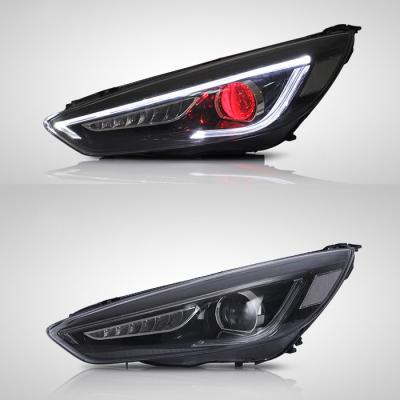 China New item headlight with blue DRL and demon eyes FOR FOCUS LED HEAD LAMP 2015-2017 standard size for sale