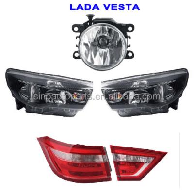 China HEAD LAMP FOR LADA VESTA HEADLIGHT TAIL LAMP AND FOG LAMP standard size for sale