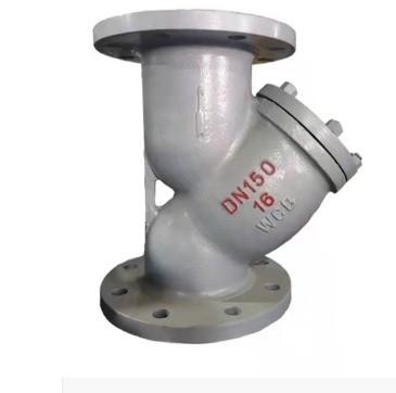 China Válvula de filtragem de engenharia de aço carbono com flange Y-strainer GL41H-16C para meios de água à venda