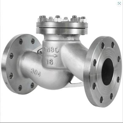 China Estrutura de controlo do meio de água válvula de controlo de flanges de aço inoxidável H41W-16P à venda