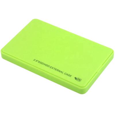 China 2.5inch 9.5MM USB3.0 HDD Plastic Portable Case 2.5inch SATA Hard Drive External Disk Enclosure for sale