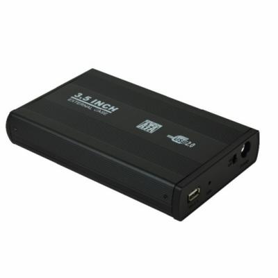 China Hottest selling 3.5 inch hdd aluminum enclosure, USB2.0 HDD 3.5 inch HDD CASE for sale