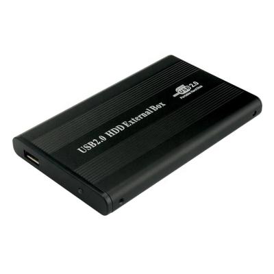 China Aluminum hot sale 2.5inch ide hard disk drive external USB2.0 enclosure for sale