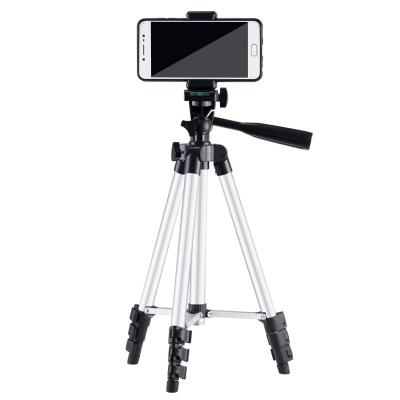 China 3110 Aluminum Travel 110cm Portable Flexible Lightweight Phone Tripod/Camera/Phone Tripod with Carry Bag and Phone Holder, 1/4