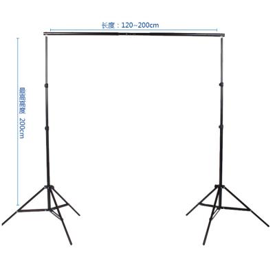 China Adjustable Iron Tube 2*2m Background Support Backdrop Support System Kit With Carry Bag for sale