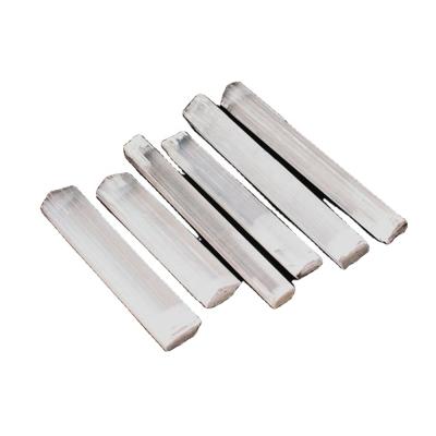 China China Reiki Energy Gypsum Rod Selenite Natural Stone White Crystal Quartz Treatment Rod for sale