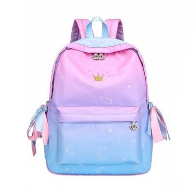 China Waterproof Fashion Soft Waterproof High School Students Bag Girls Backpack Bag School Bags For Teenage Girls for sale