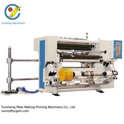 China YCSM1300E automatic beverage plastic film slitting rewinding machine for sale for sale